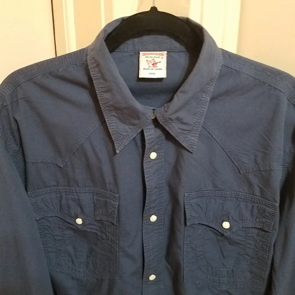 True Religion Western Long Sleeve Top Men's XXXL